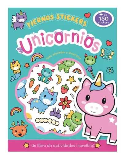 Tiernos stickers. Unicornios