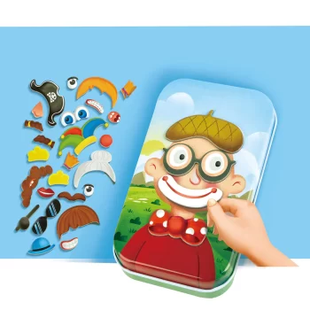 Magnetic funny face