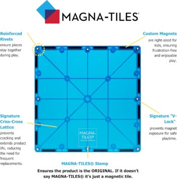 Magna-Tiles Clear color 3D