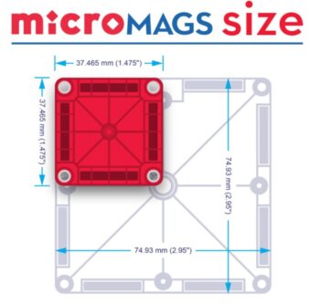 Magna-Tiles + microMags combo