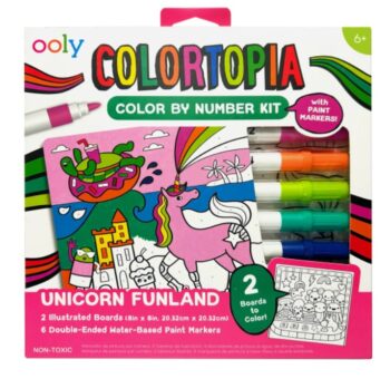 Unicorn Funland Color by number