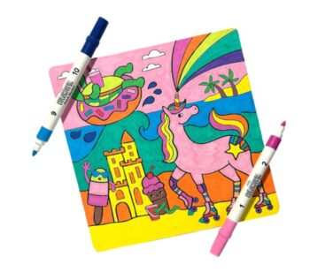 Unicorn Funland Color by number
