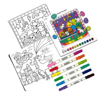 Unicorn Funland Color by number