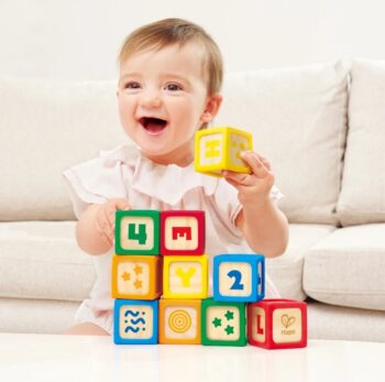 Grip-n-stack Silicone & wood blocks