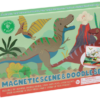 Magnetic scene & doodle set Dino