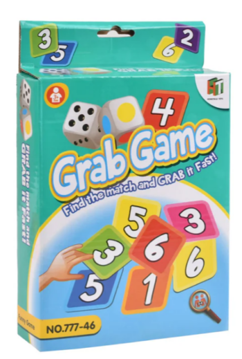 Grab game: juego de rapidez y observación