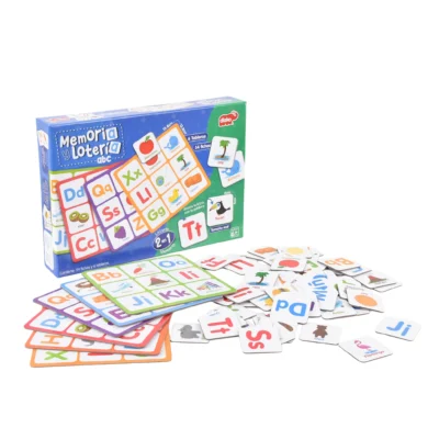 Juego de memoria y lotería de abecedario