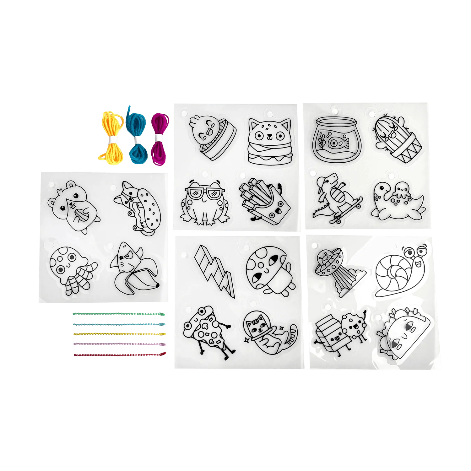 161-107_2-1 DIY Art Bracelet Kit- Fun Friends