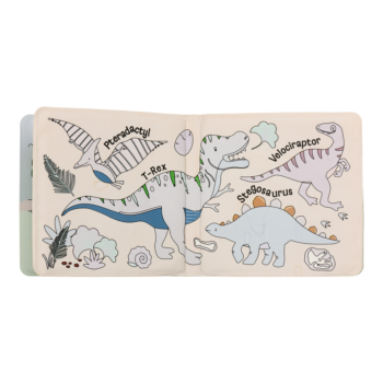 Bath book- Dinos