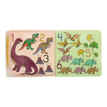 Bath book- Dinos